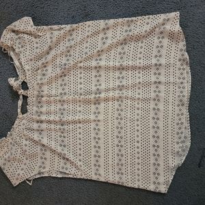 Black and white polka dot blouse, XL, never worn